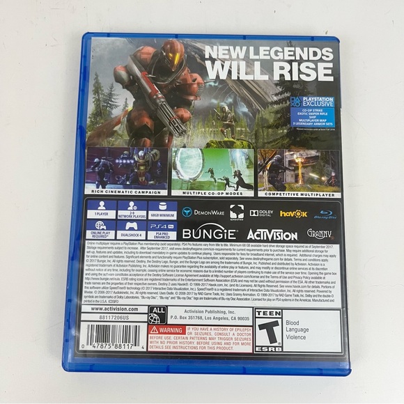 PS4 Destiny Two Sony PlayStation 4 Pre Owned Video Game - Picture 2 of 10